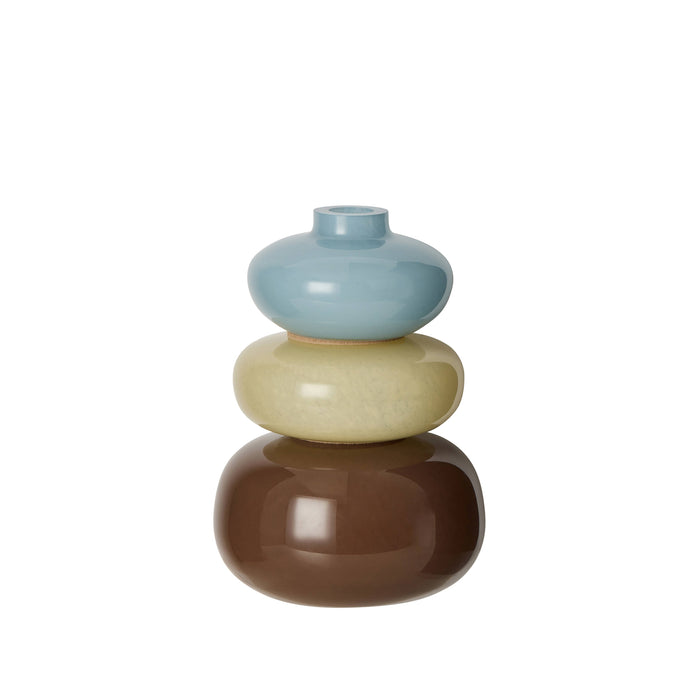 Amalfi Tutti Stack Vase 3pcs Soft Multi-Coloured