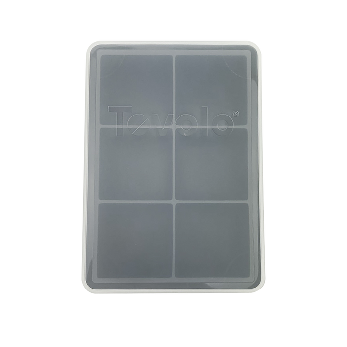 KING CUBE ICE TRAY W/LID CHARCOAL