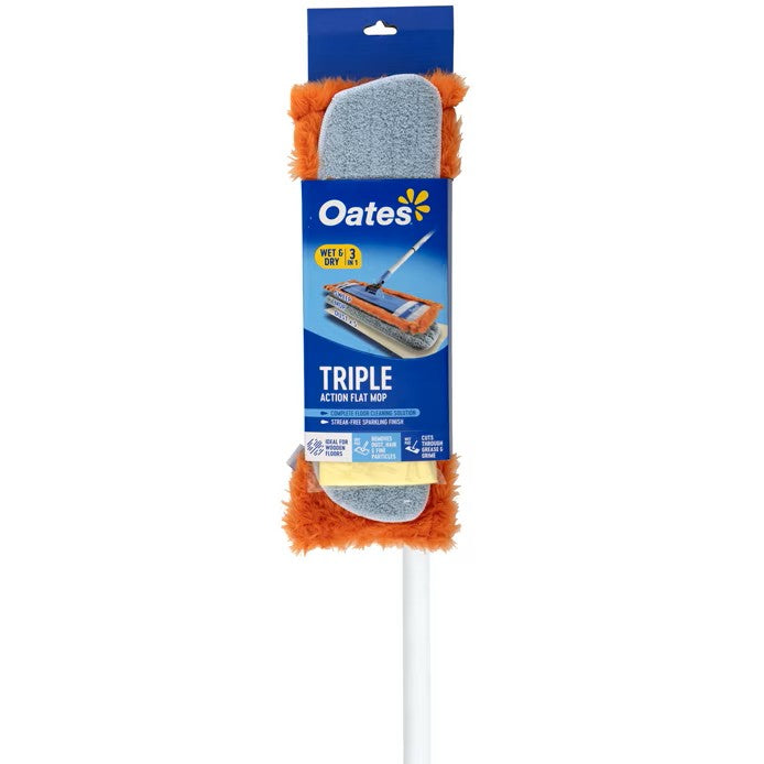 Oates Triple Action Flat Mop