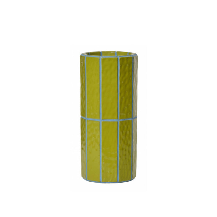 Emporium Sadie Tile Vase Deep Green & Blue