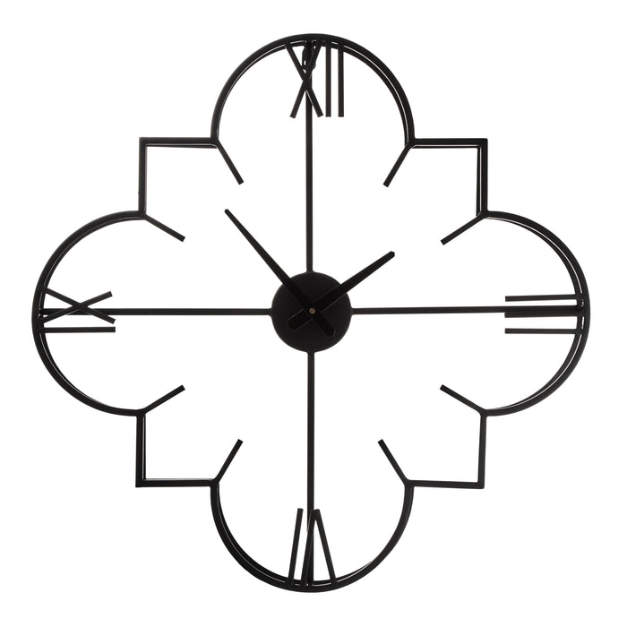 Society Home Ellery Wall Clock Black