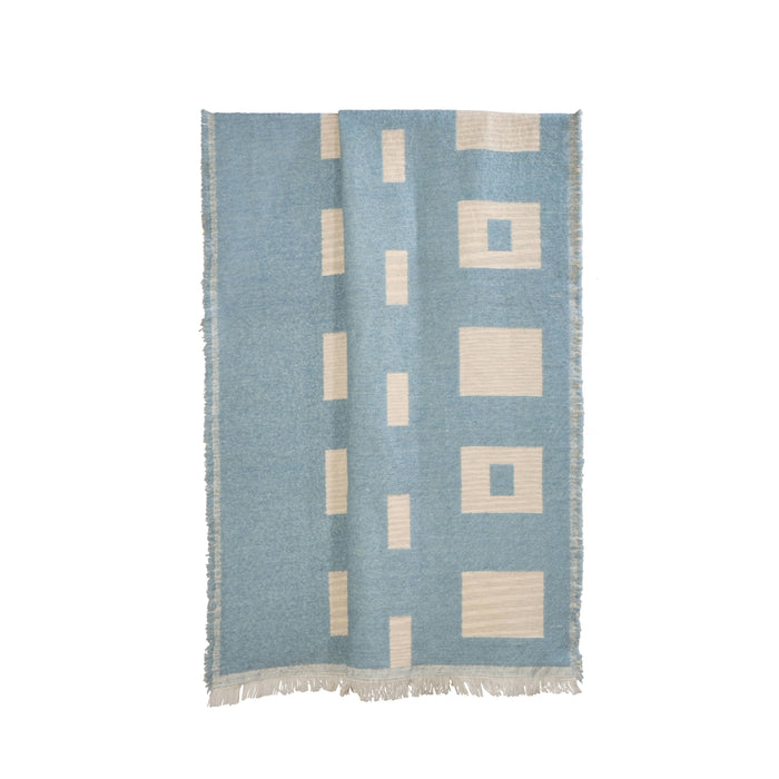 Amalfi Cosmo Throw Blue & Natural