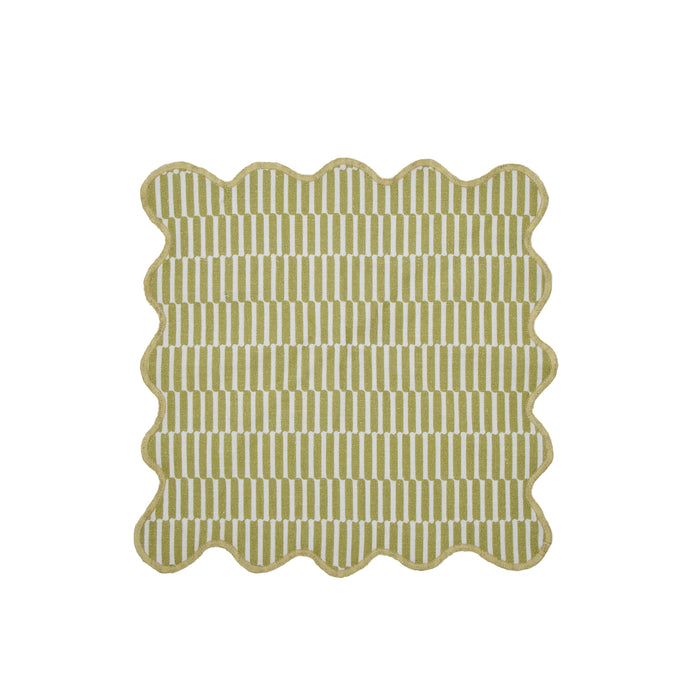Emporium Neo Scalloped Napkin Multi-Coloured