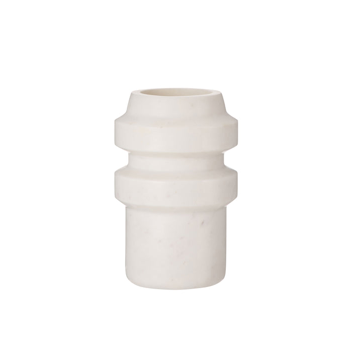 Grand Designs Eros Marble Vase White & Grey