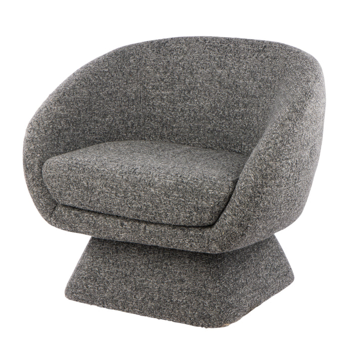 Grand Designs Lucca?Swivel?Chair Grey