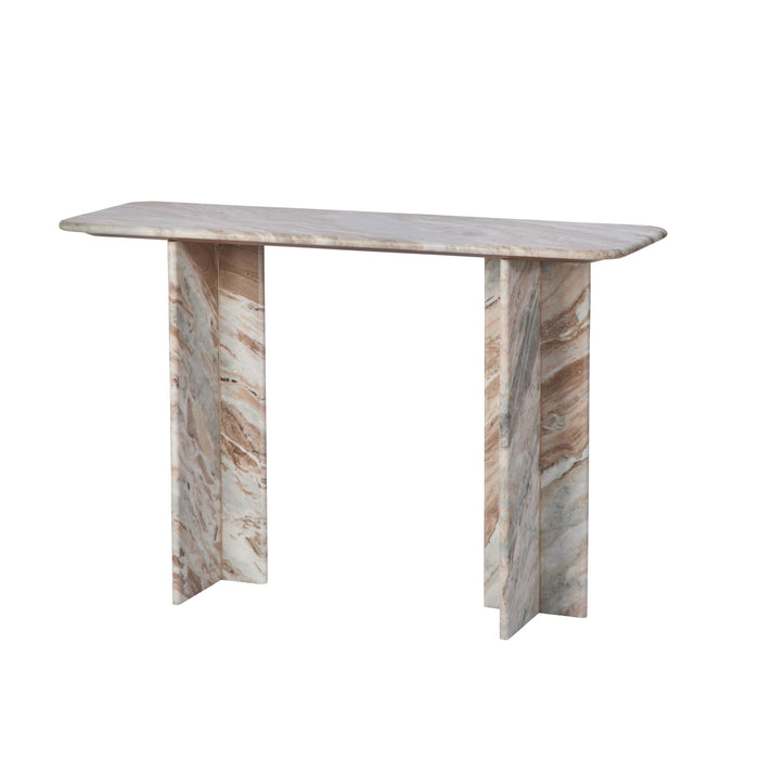 Amalfi Nalu Console Pink & Brown & White