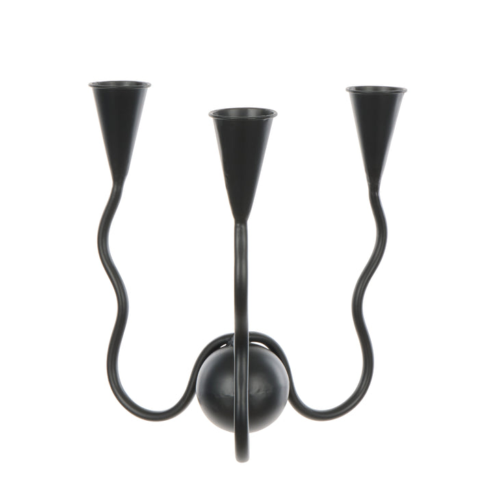 Amalfi Henrik Candle Holder Black