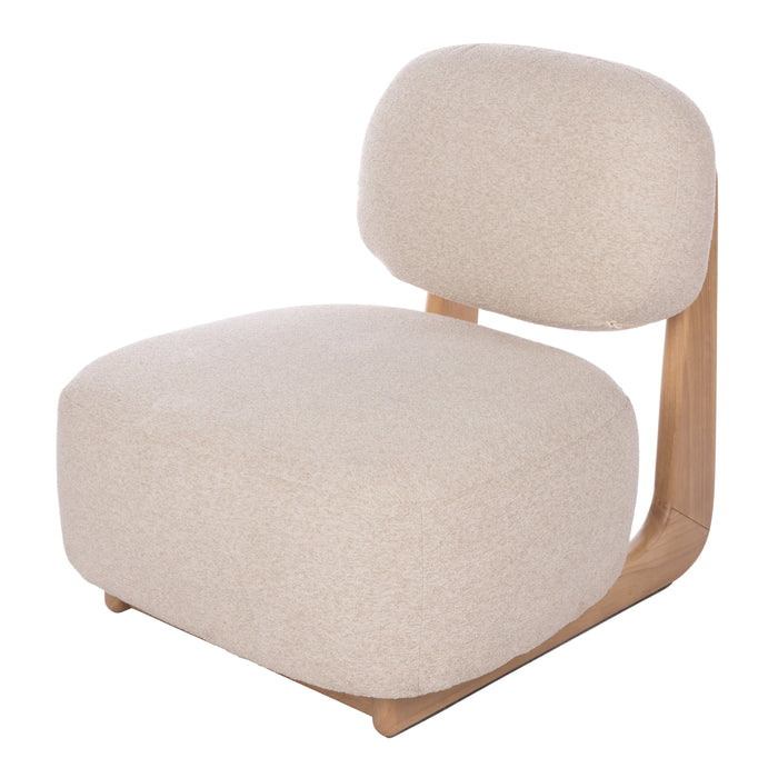 Amalfi Tatum Armchair Off White & Natural