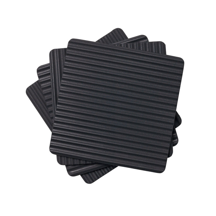 Zeal Silicone Square Coasters Set of 4