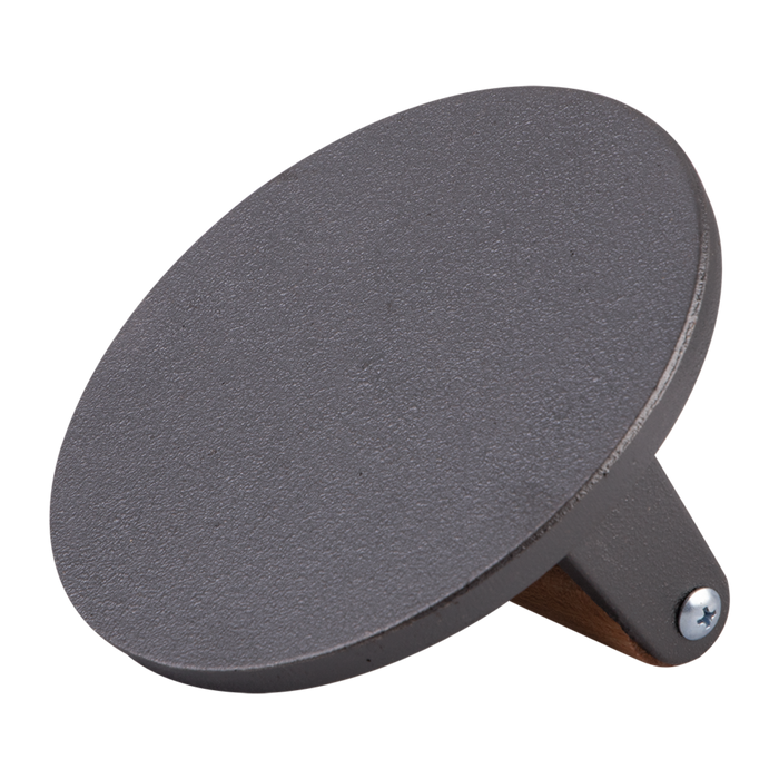 CAST IRON BURGER PRESS 14.5CM DIA.