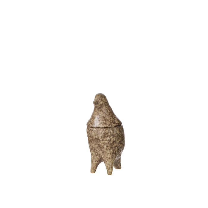 Amalfi Ari Bird Jar Brown Reactive