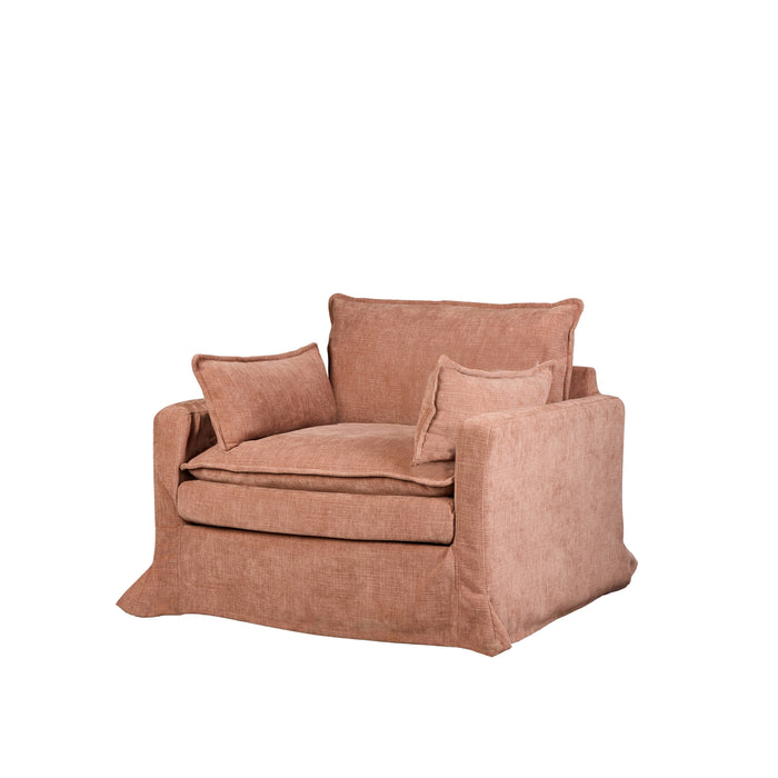 Amalfi Poppy Armchair Pale Rust