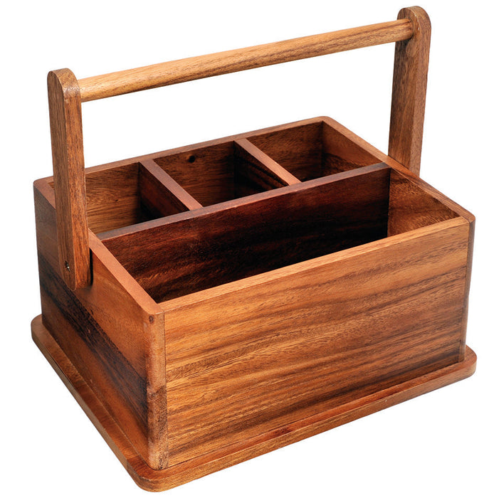 Davis & Waddell Acacia Wood BBQ Caddy Natural