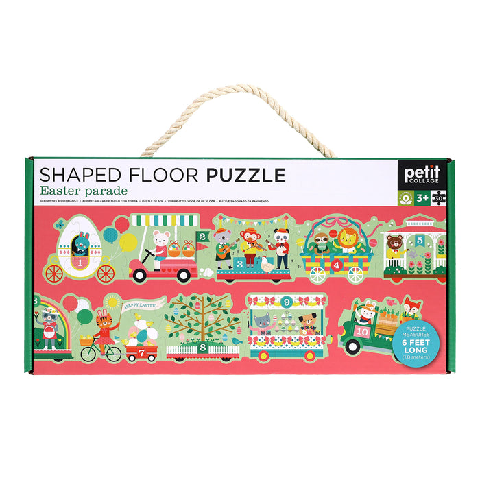 Petit Collage Easter Parade Shaped Floor Puzzle - 30pc Multi-Coloured