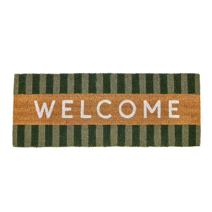 Rogue Coir Door Welcome Mat - Green