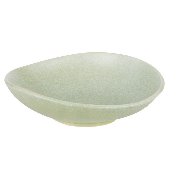 Davis & Waddell Greta Porcelain Raised Serving Plate Large Mint Green