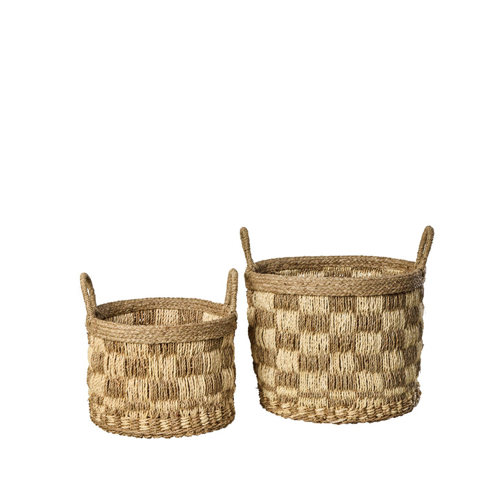 Amalfi Eden Basket 2pc Set Natural
