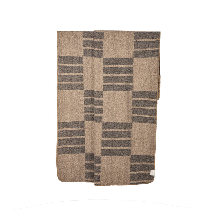 Amalfi Zia Throw Ink & Brown