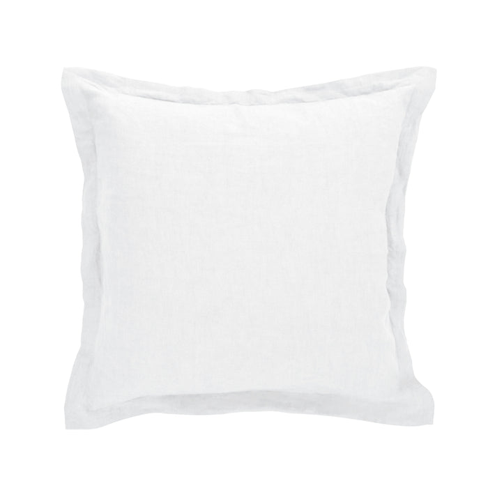 Amalfi Cove Linen Cushion White