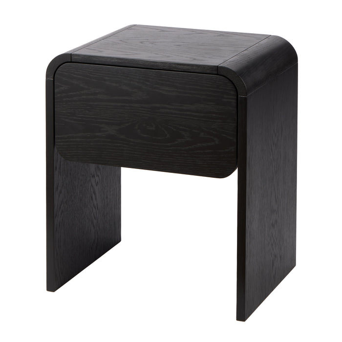 Amalfi Oslo Bedroom Side Table Black
