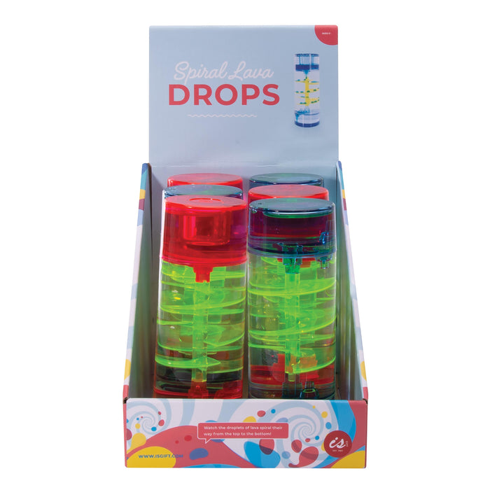 Discovery Zone Lava Drops Spiral CDU 6pcs/2 Assorted