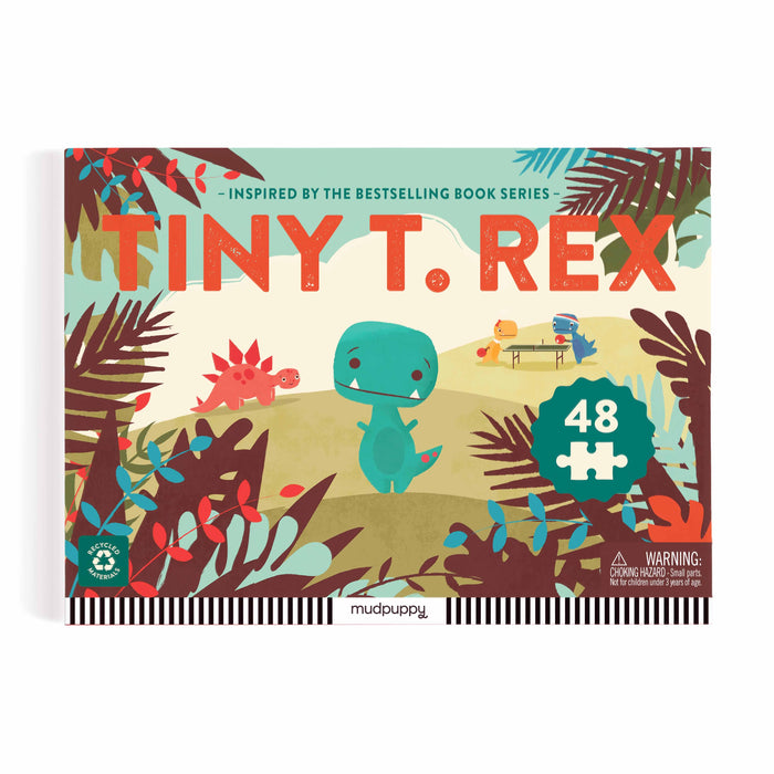 Mudpuppy Tiny T. Rex Puzzle-48pc Multi-Coloured