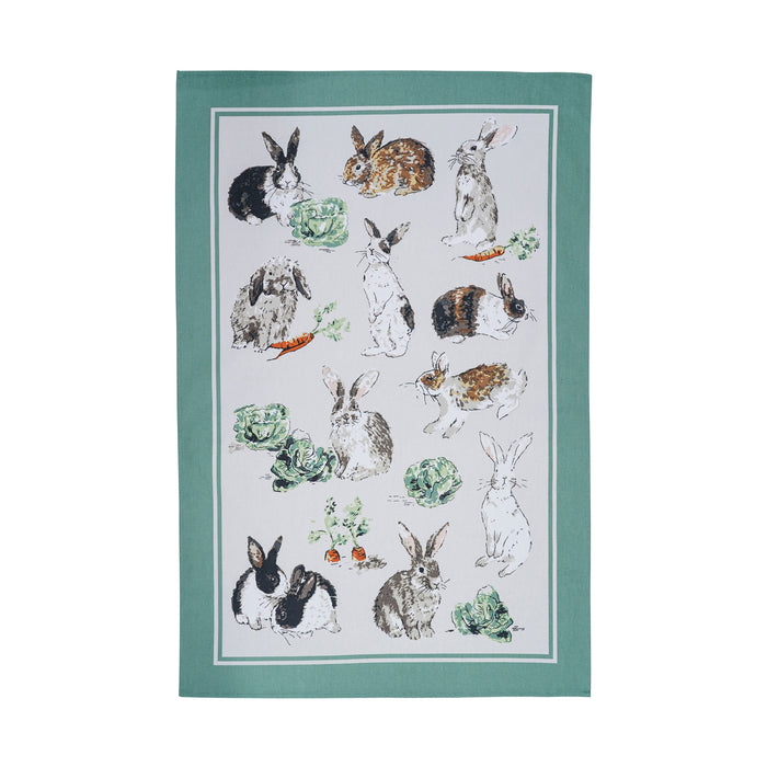 Ulster Weavers Rabbit Patch Tea Towel Multi-Coloured