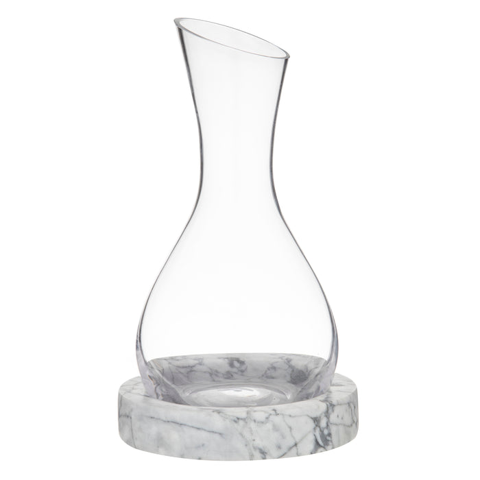 Davis & Waddell Nuvolo Marble Decanter Grey & Clear