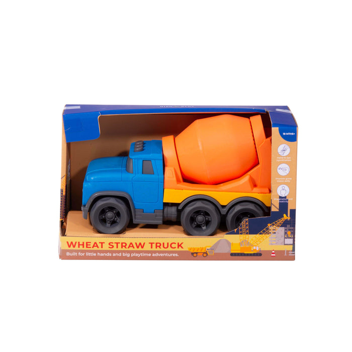 Discovery Zone Wheat Straw Truck Large - Cement Mixer Yellow