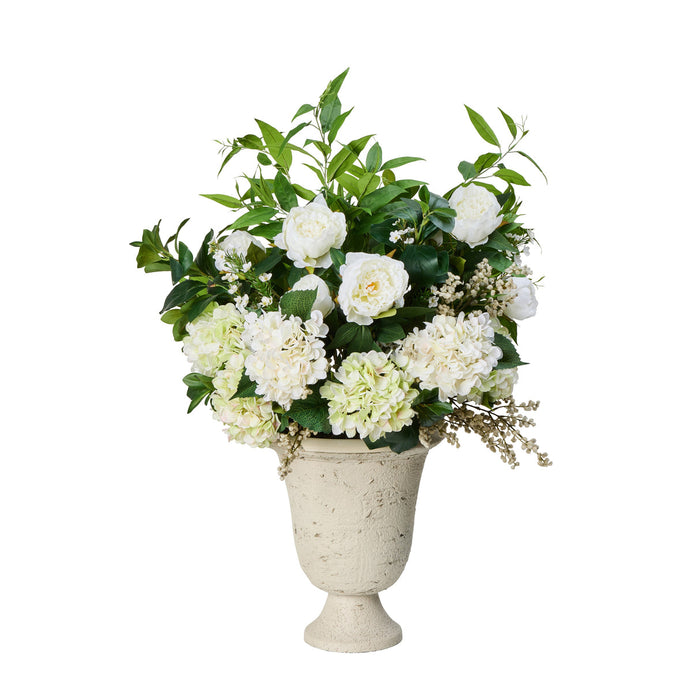 Rogue Hydrangea Garden Mix-Vintage Urn White