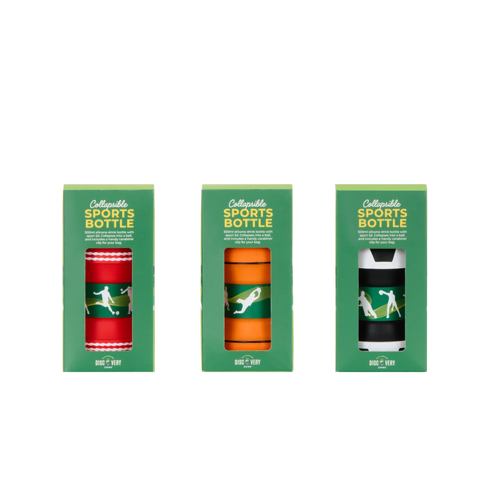Discovery Zone Collapsible Drink Bottle - Sport CDU 3 Assorted