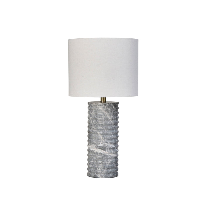 Grand Designs Harlen Table Lamp Grey & Natural