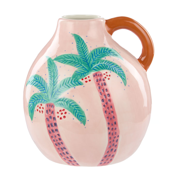 Emporium Palmer Pink Coconut Palm Vase Multi-Coloured