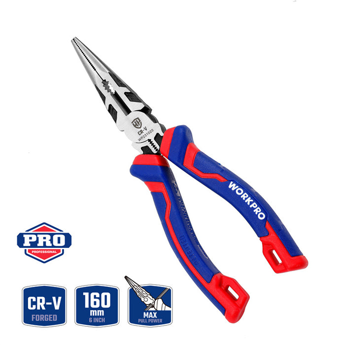 Workpro Cr-V Long Nose Pliers