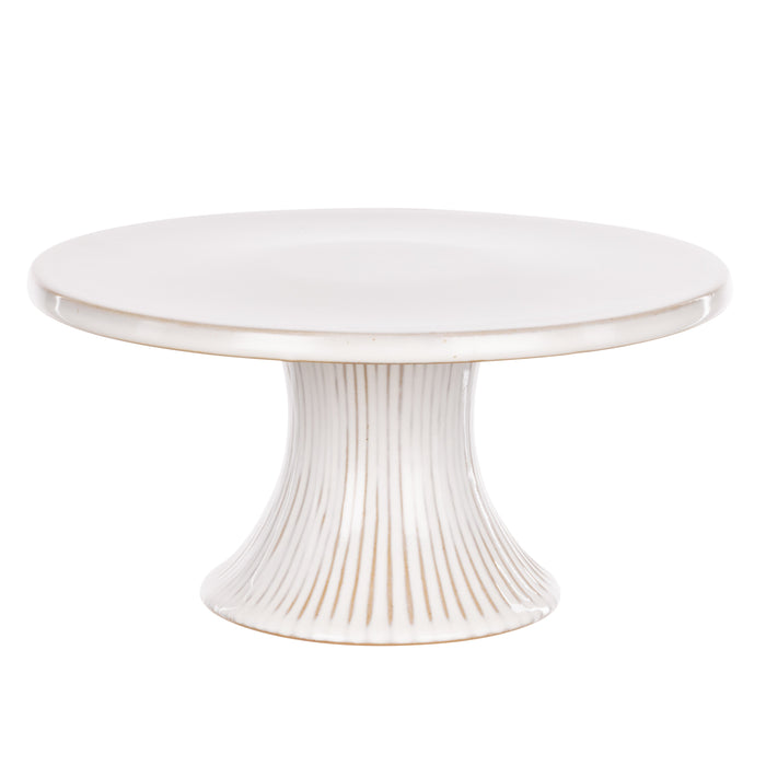 Davis & Waddell Maisie Porcelain Cake Stand Milky White