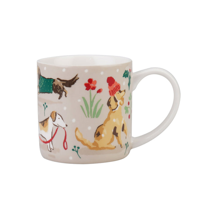 Ulster Weavers Winter Walkies New Bone China Mug Multi-Coloured
