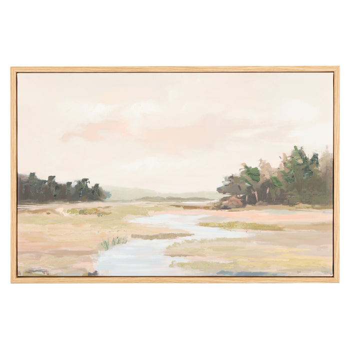 Society Home Swansea Hand Painted Wall Art Multi-Coloured