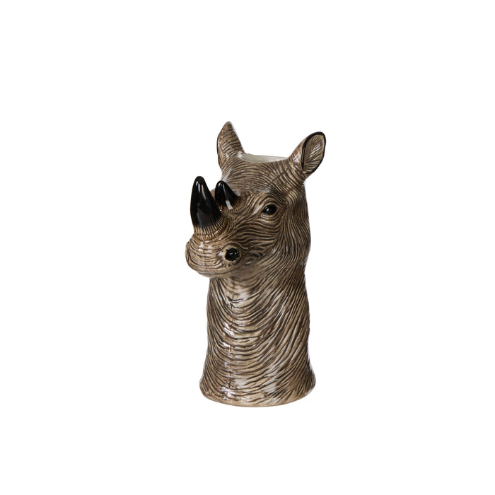 Emporium Reggie Rhino Vase Multi-Coloured