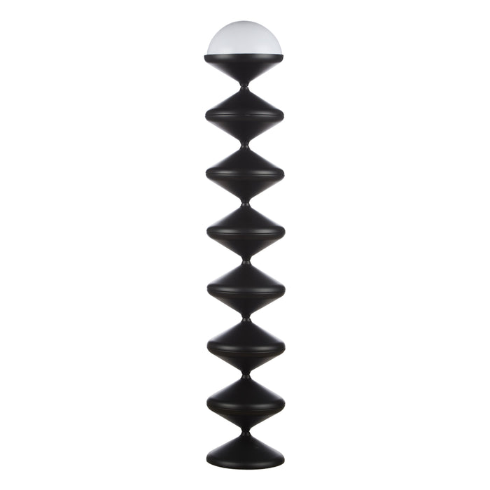 Academy Martyn Swirl Floor Lamp Black