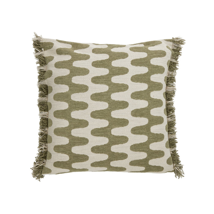 Academy Nash Abstract Cushion Green