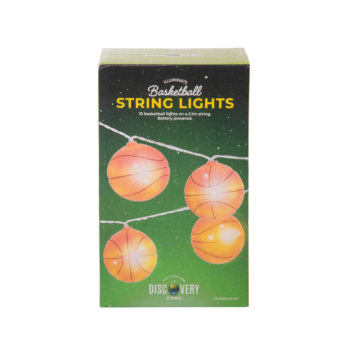 Discovery Zone Illuminate String Lights - Basketballs