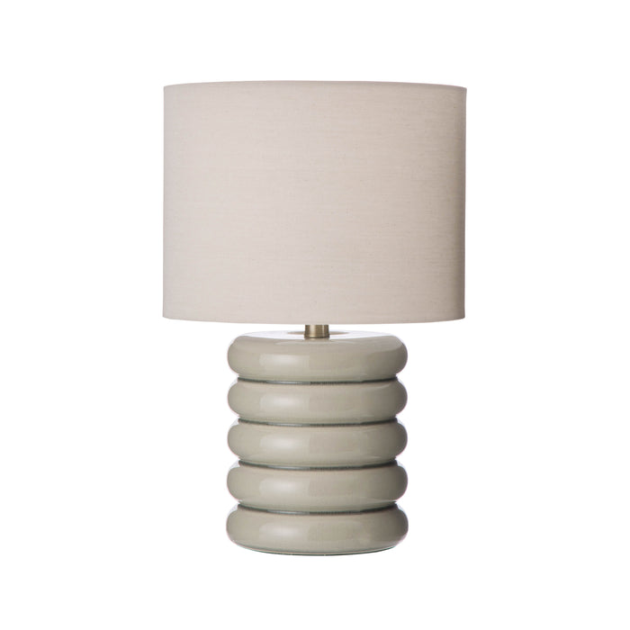 Amalfi Cali Table Lamp Green & Natural