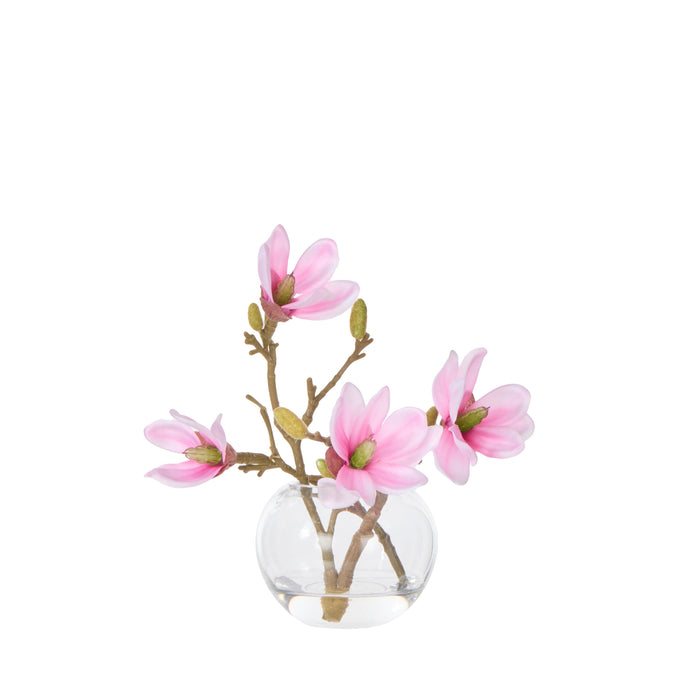 Rogue Mini Magnolia - Sphere Vase Pink