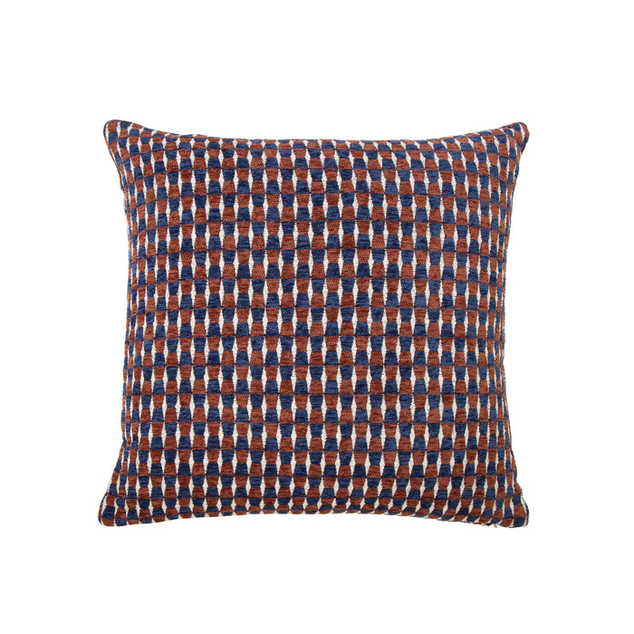 Amalfi Kiran Cushion Blue & Rust