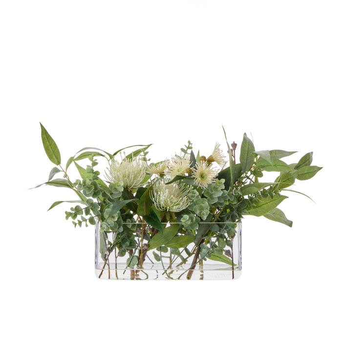 Rogue Pincushion Eucalyptus - Esme White & Green
