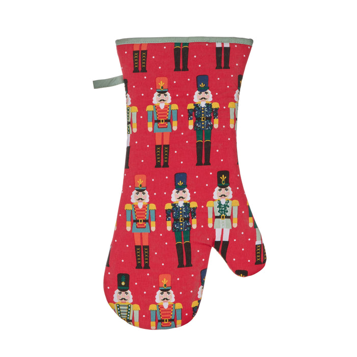 Ulster Weavers Nutcracker Gauntlet Oven Glove Red