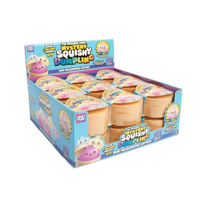 Crazy Fun Mystery Pink Holographic Dumpling CDU 18pcs/7pcs