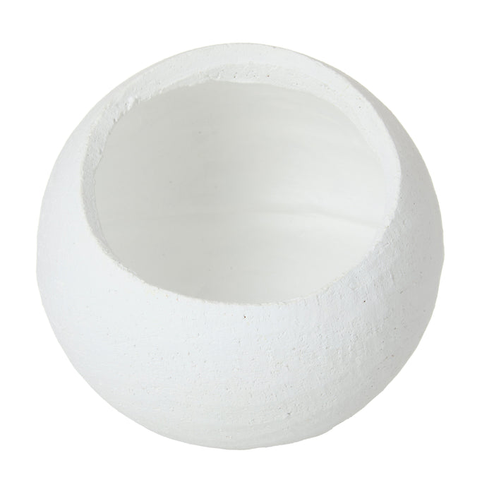Rogue Ithaca Round Planter Large White
