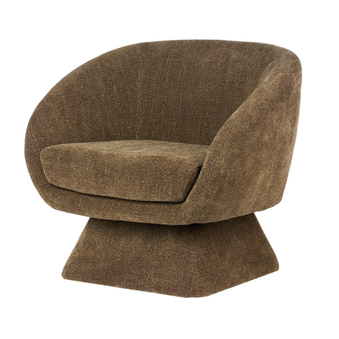 Grand Designs Lucca Swivel Chair Green