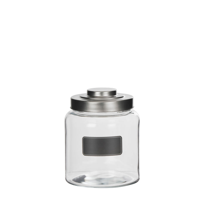 Davis & Waddell Heritage Storage Jar With Chalkboard Label Clear